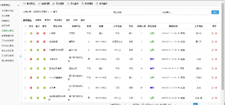 五、添加招聘职位 第 1 张